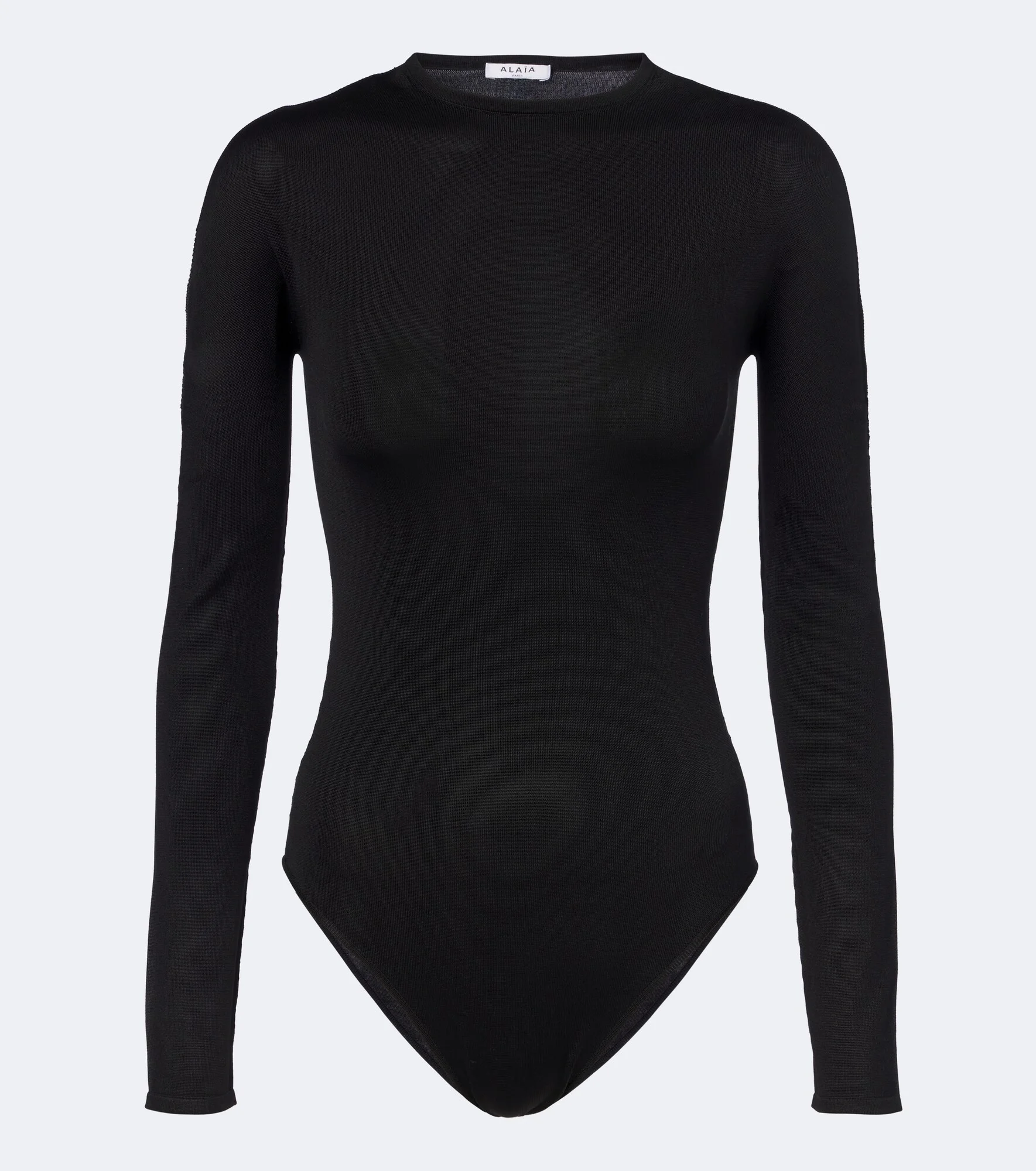 Silk-blend jersey bodysuit - 1