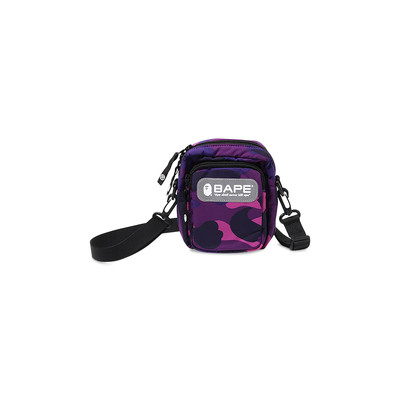 A BATHING APE® BAPE Color Camo Mini Shoulder Bag 'Purple' outlook