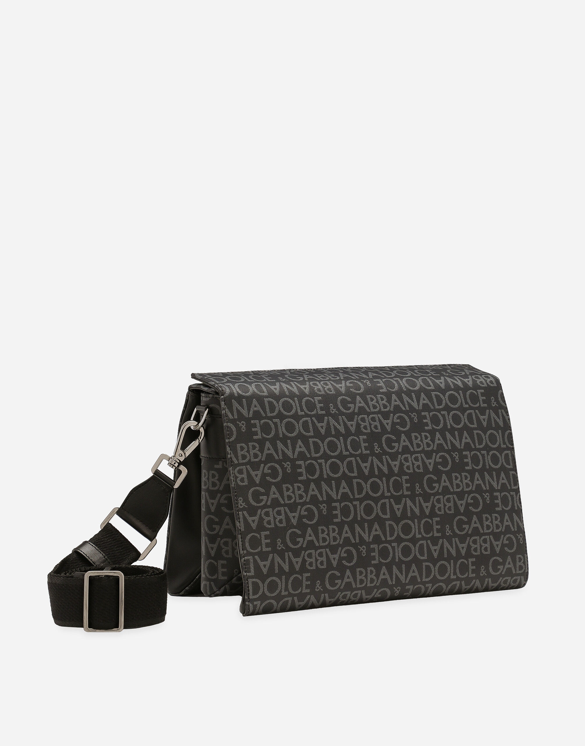 Coated jacquard crossbody bag - 3