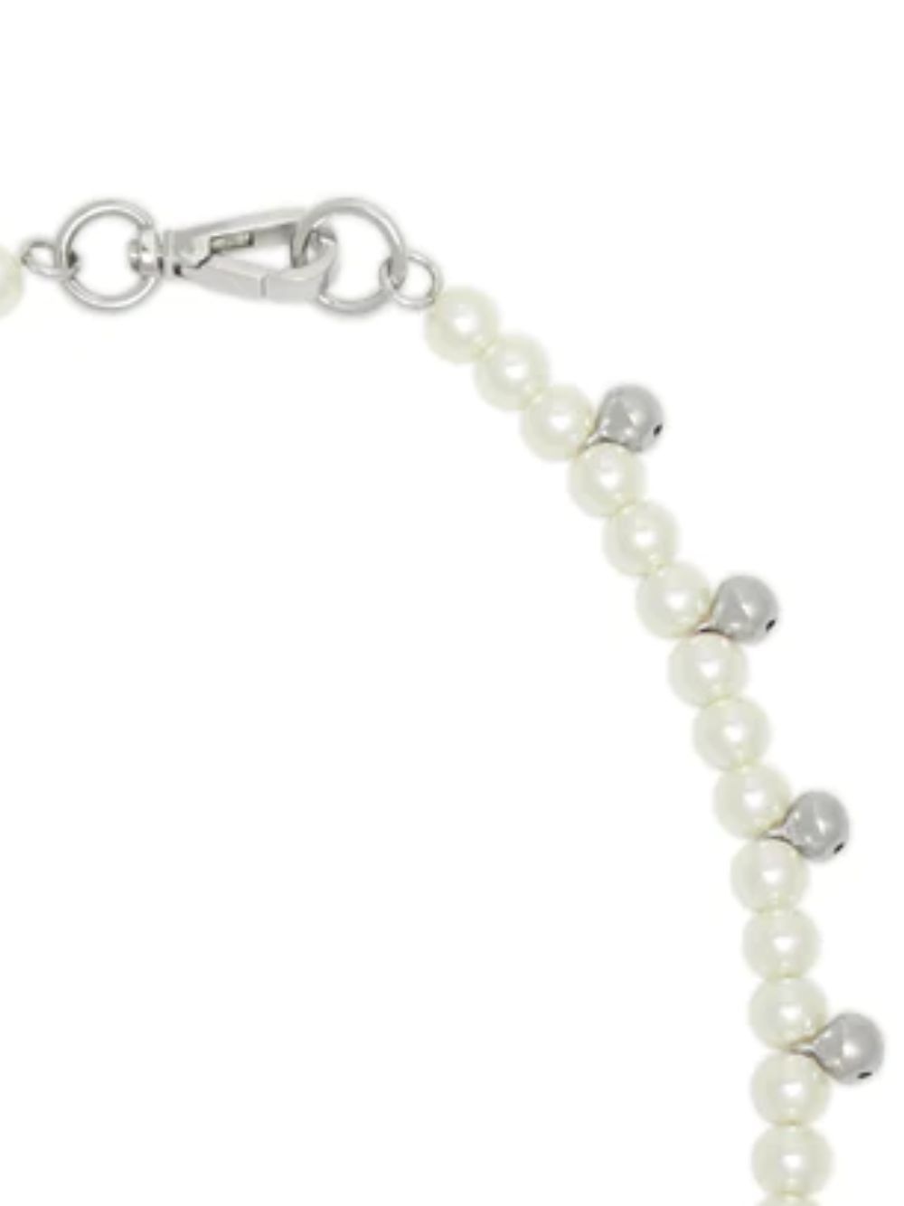 BELL CHARM AND PEARL NECKLACE - 2