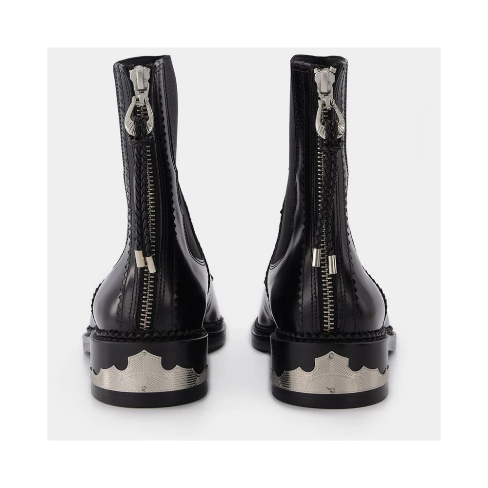 AJ990 ANKLE BOOTS - TOGA PULLA - BLACK - LEATHER - 3