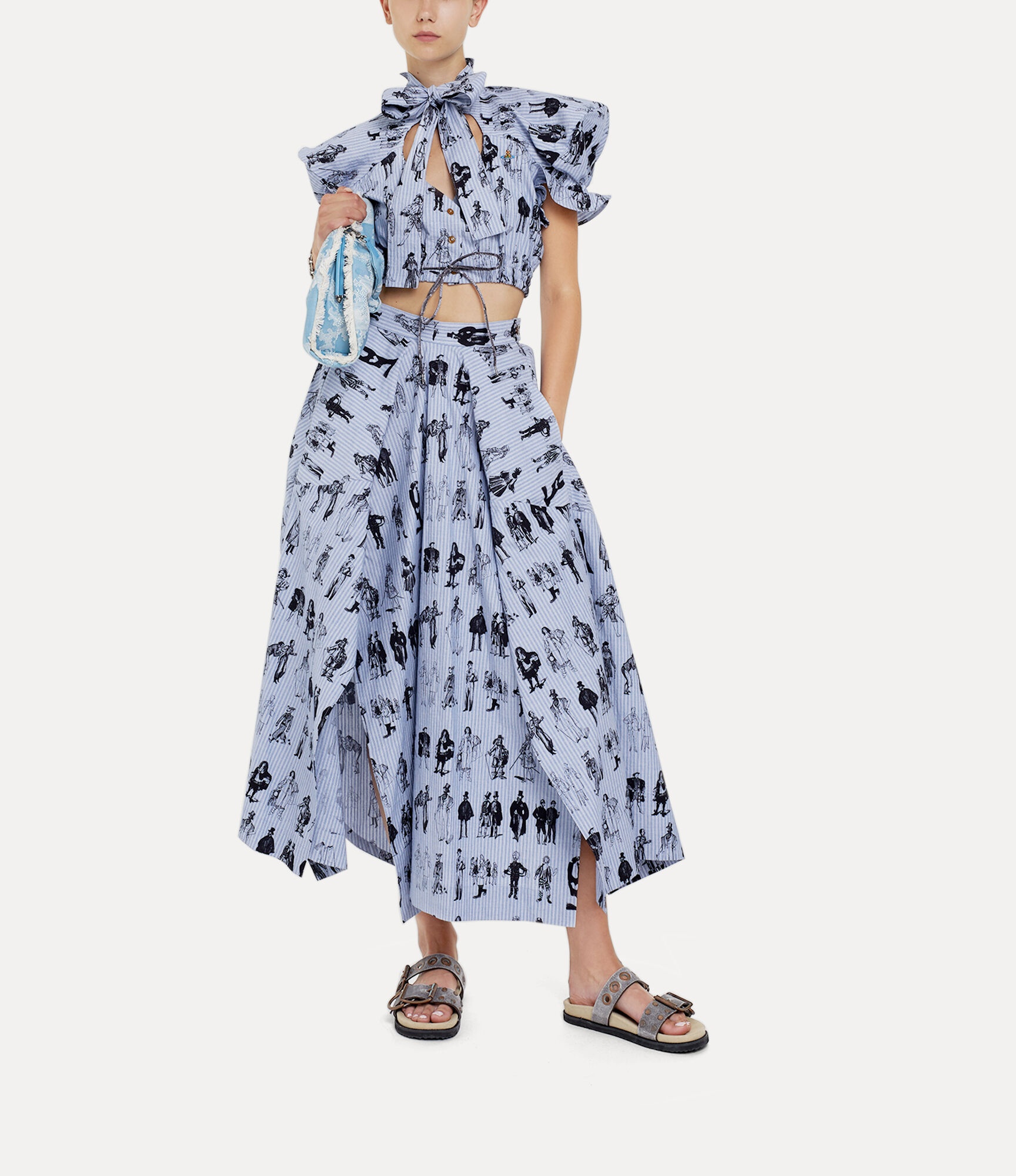 LONG KNOCKOUT SKIRT - 2