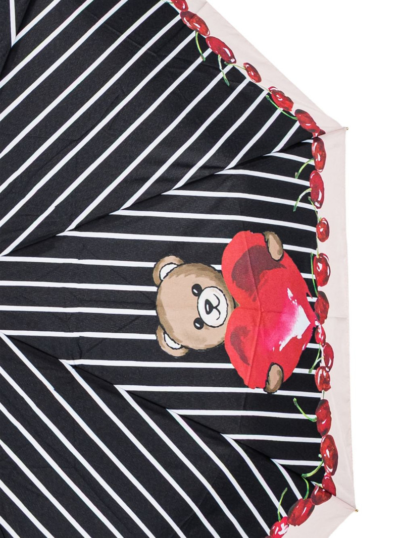 striped-print umbrella 4