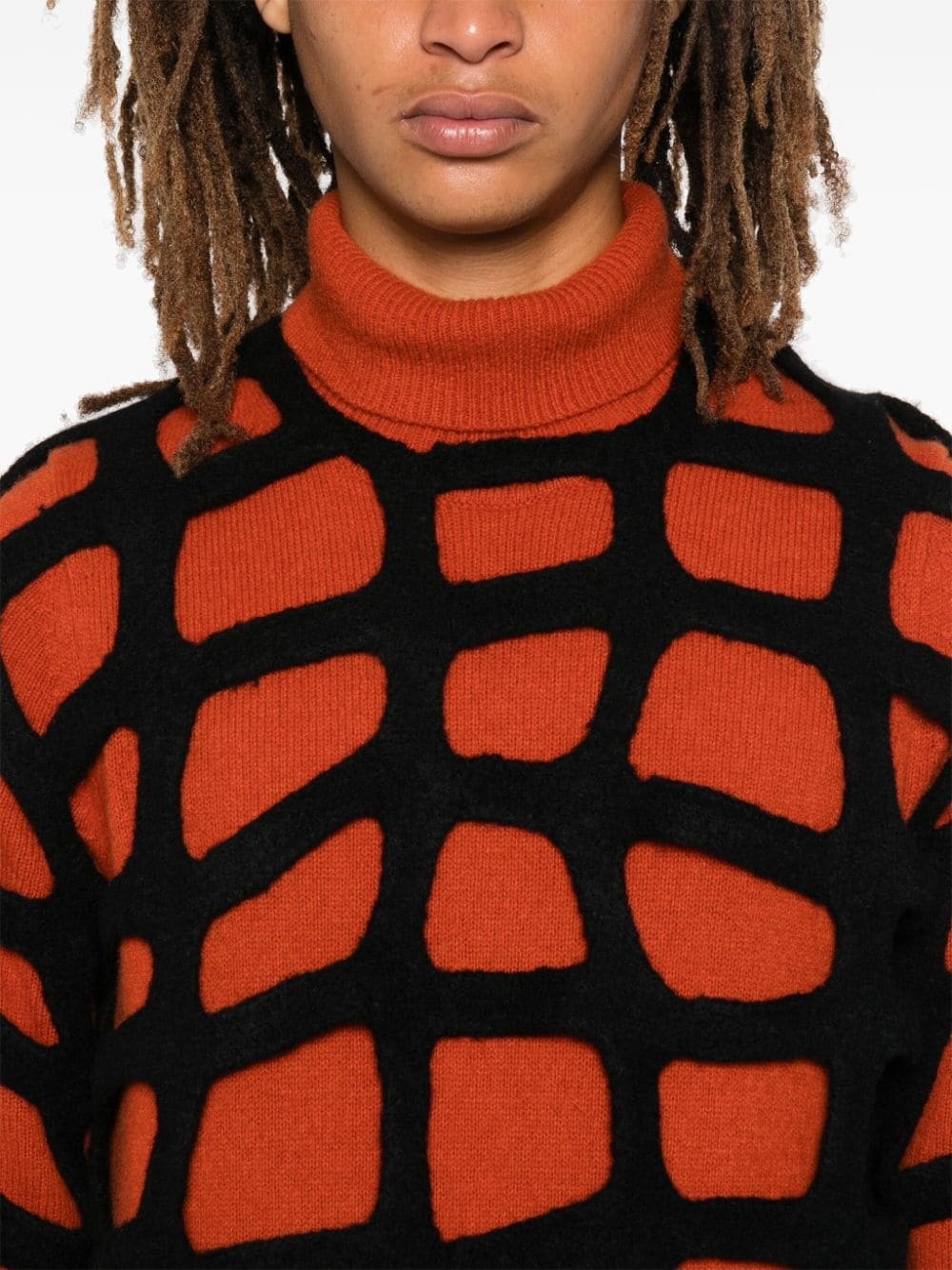 cut-out sweater - 5