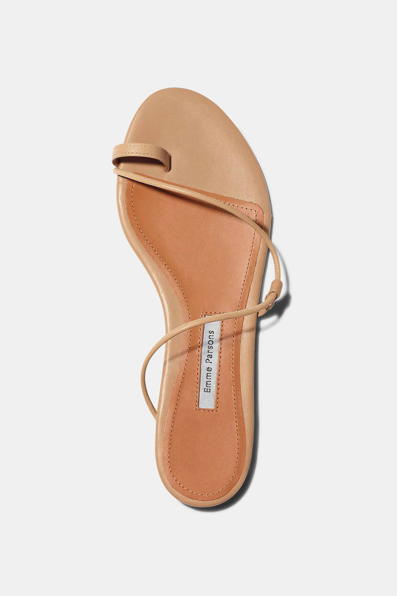 Emme Parsons SUSAN SLIDE IN TAN NAPPA outlook