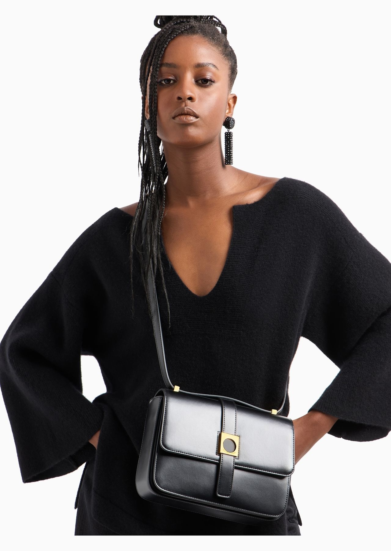 Leather shoulder bag - 6