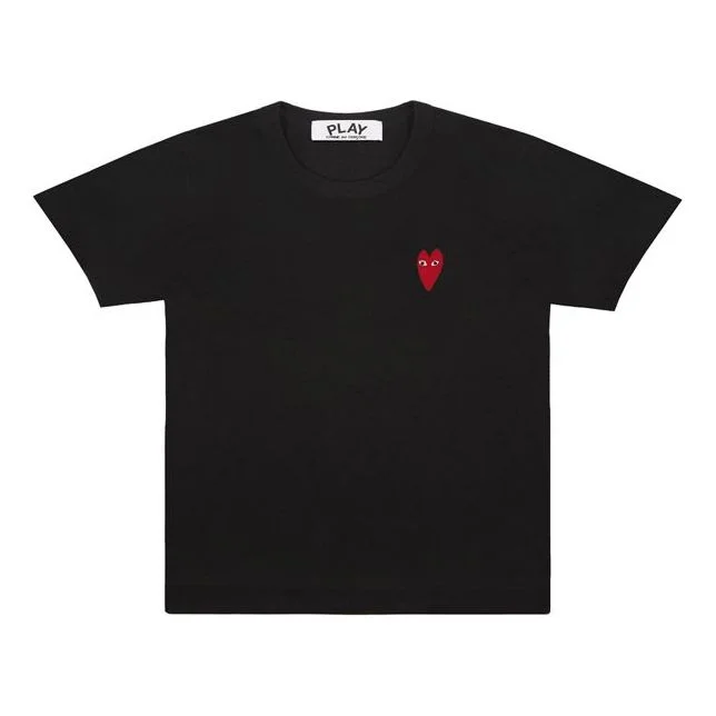(WMNS) COMME des GARCONS PLAY Long Heart Logo Tee 'Black' AZ-T229-051-1 - 1