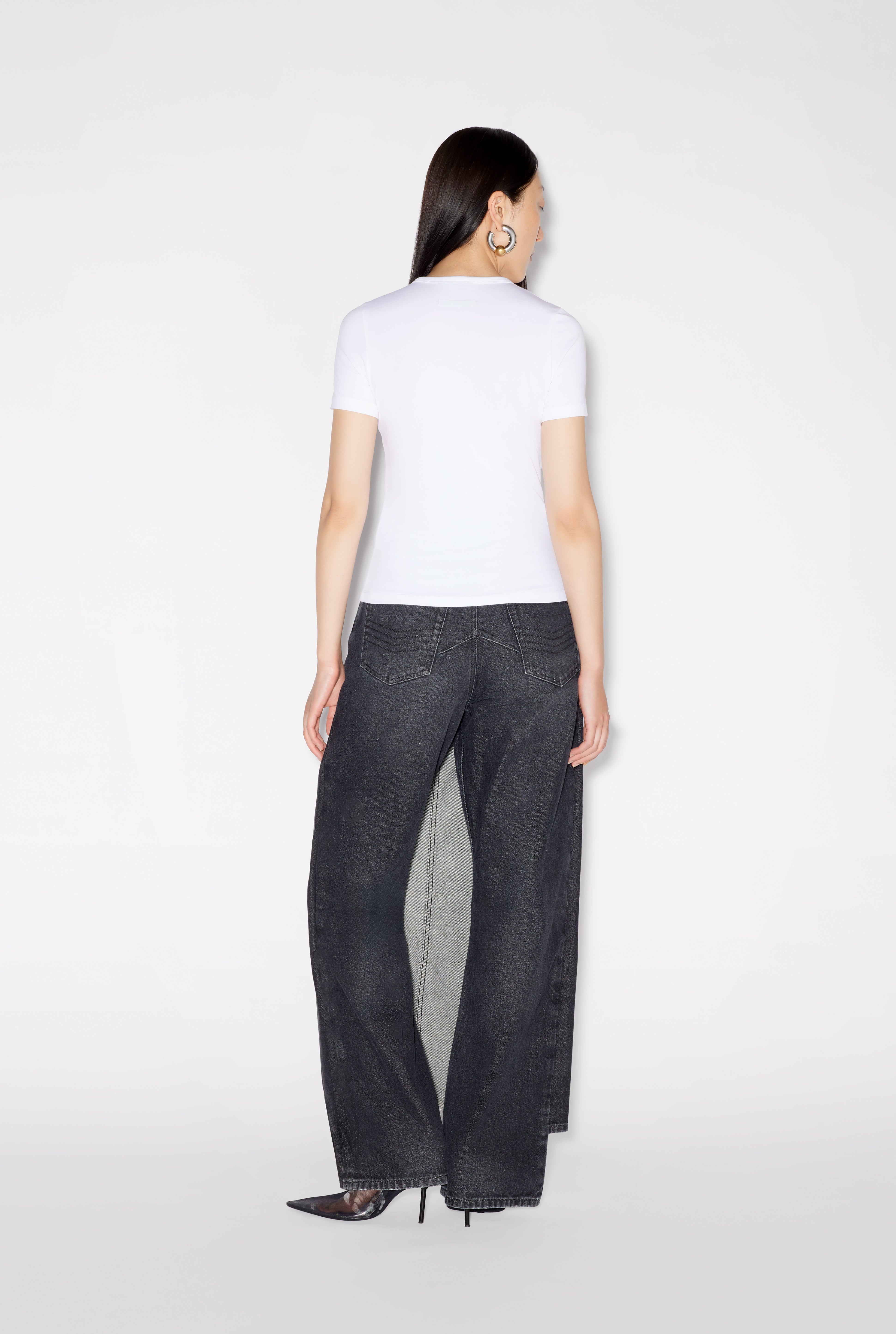 THE WHITE JEAN PAUL GAULTIER LABEL T-SHIRT - 3