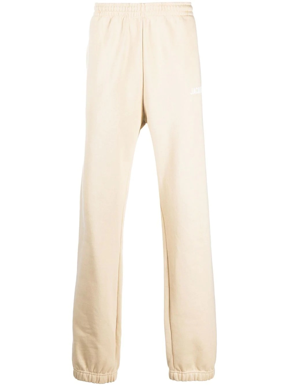 logo-print organic cotton track pants - 1