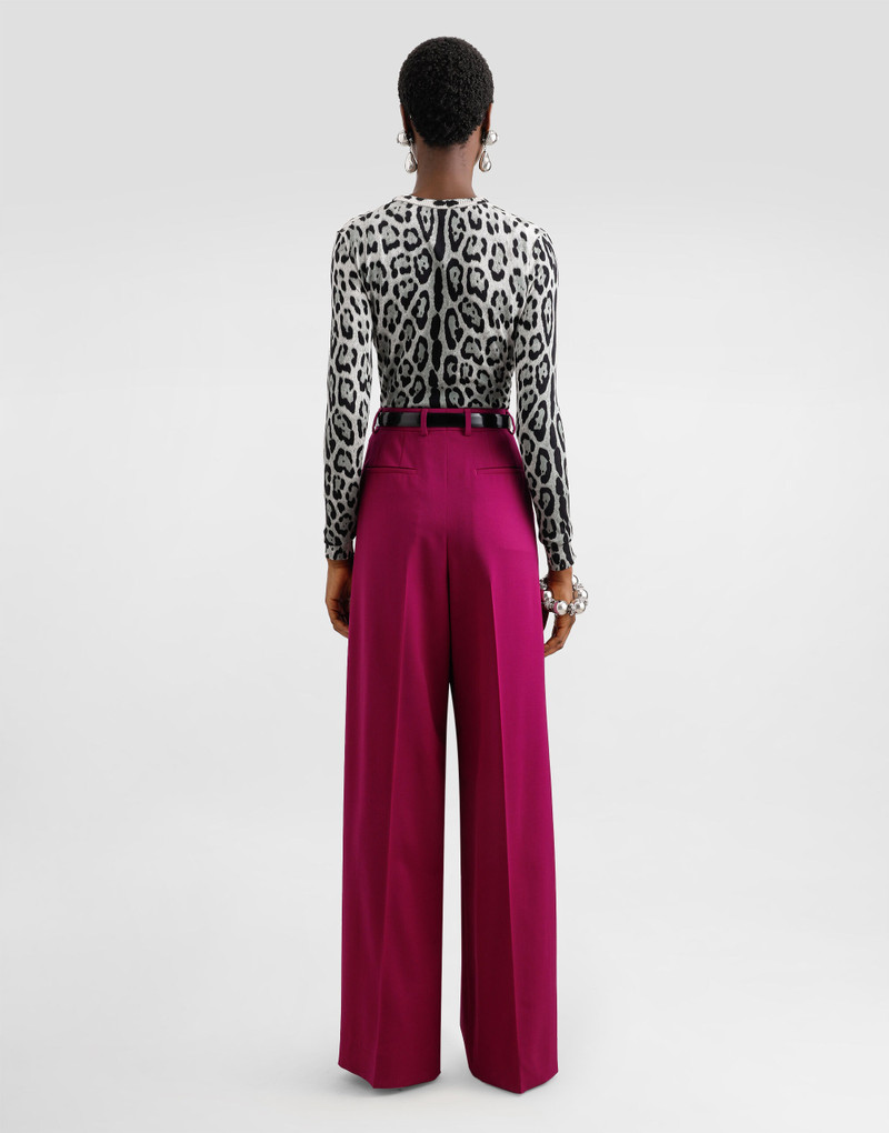 Woolen palazzo pants 3