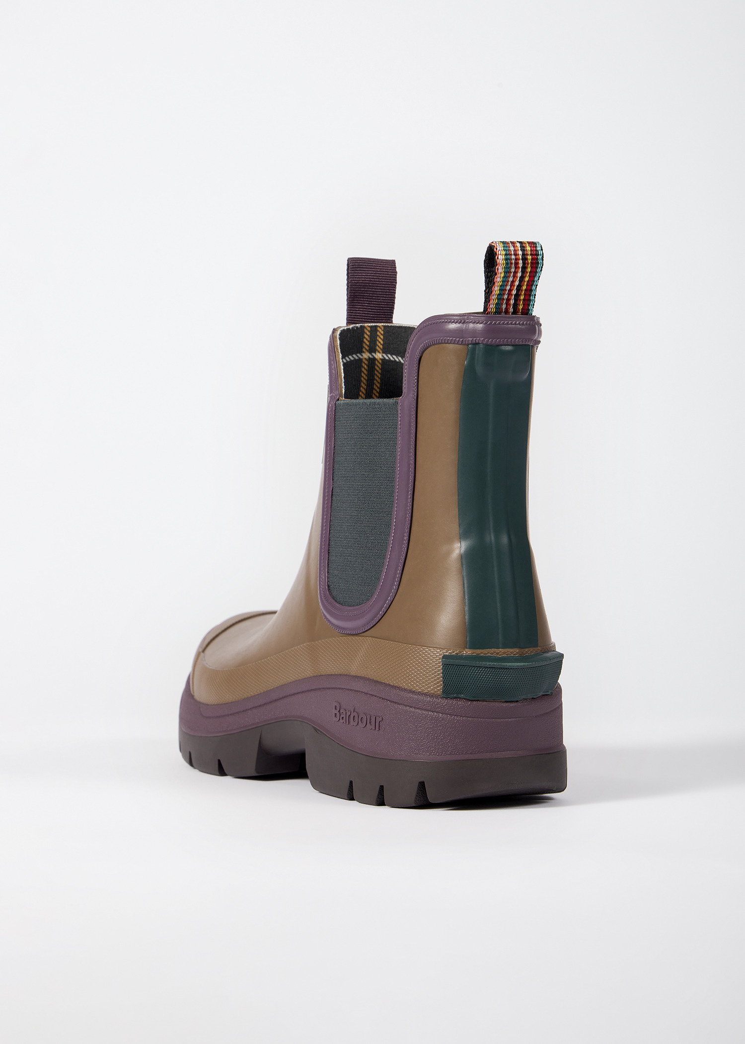 Paul Smith loves Barbour - Women's Tan Ankle Wellingtons - 3