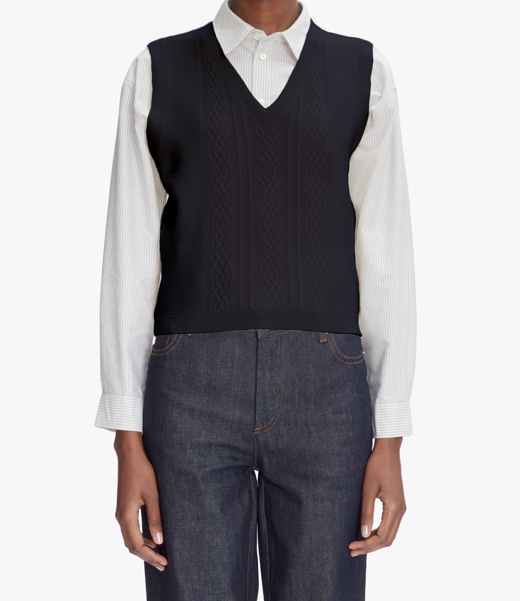 COCO SLEEVELESS SWEATER - 4