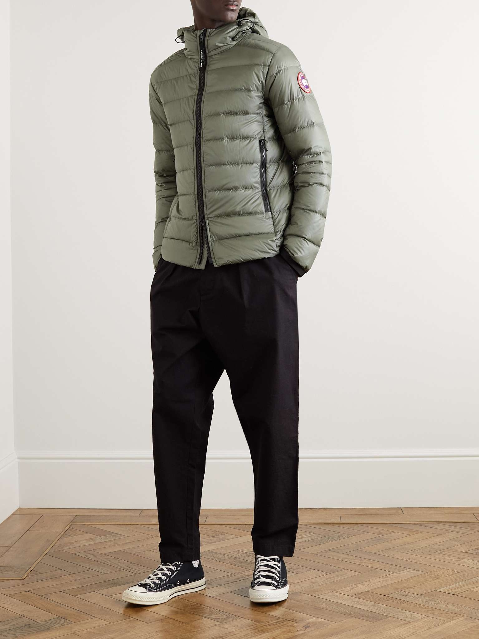 Crofton Slim-Fit Recycled Nylon-Ripstop Hooded Down Jacket - 4