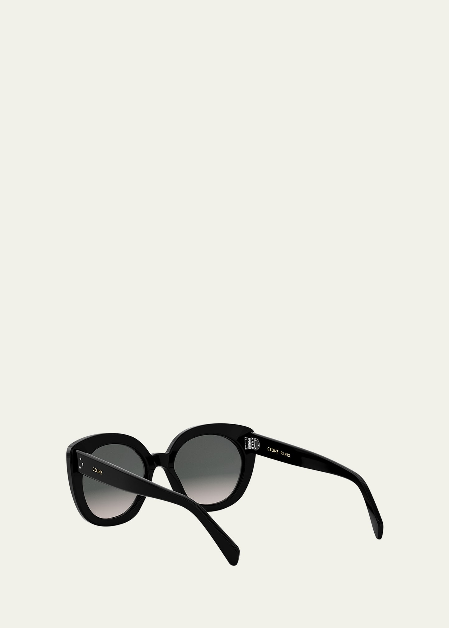 Bold 3 Dots Acetate Butterfly Sunglasses - 4