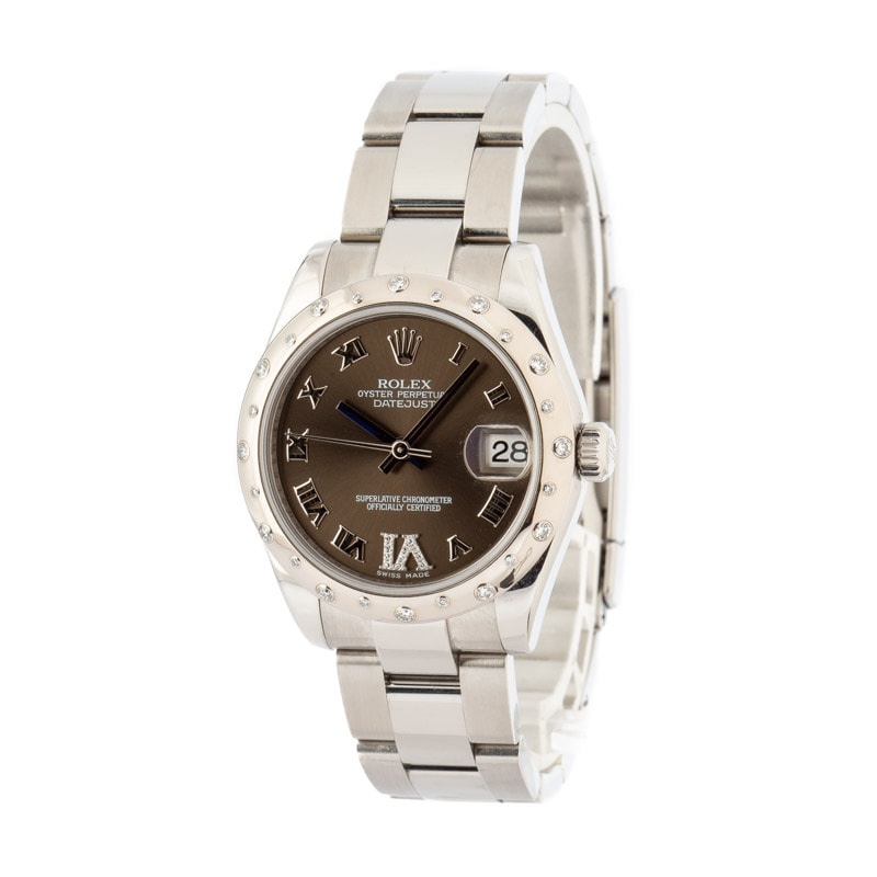 Used Rolex 178344 Datejust 31MM Diamond Dial and Bezel - 2