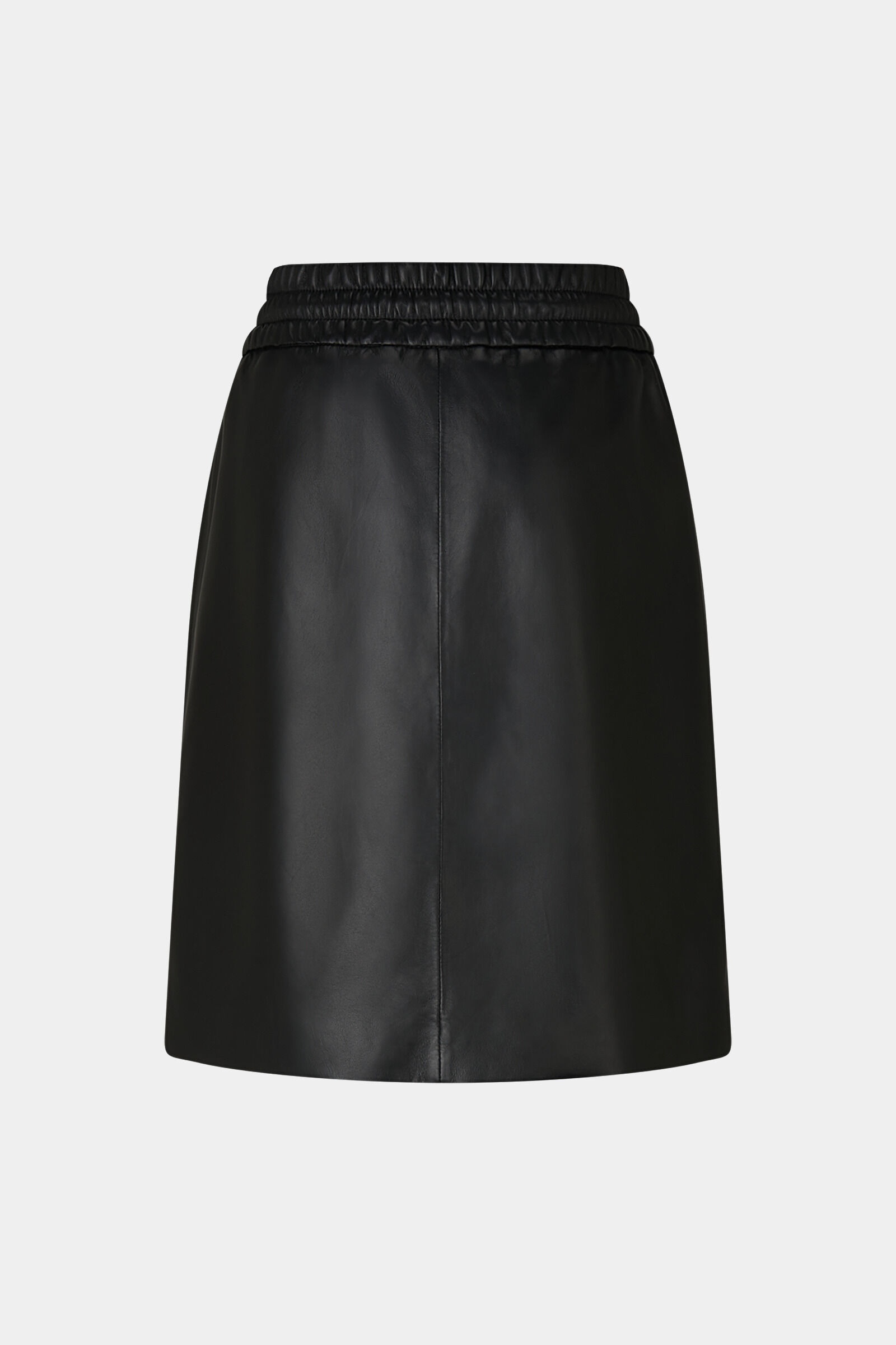 Aurea leather skirt in Black - 7