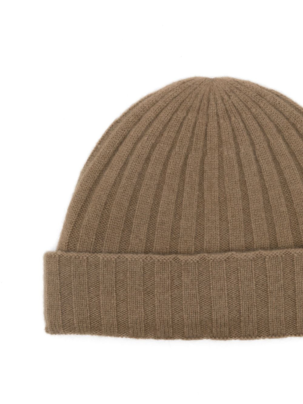 ribbed cashmere beanie - 2