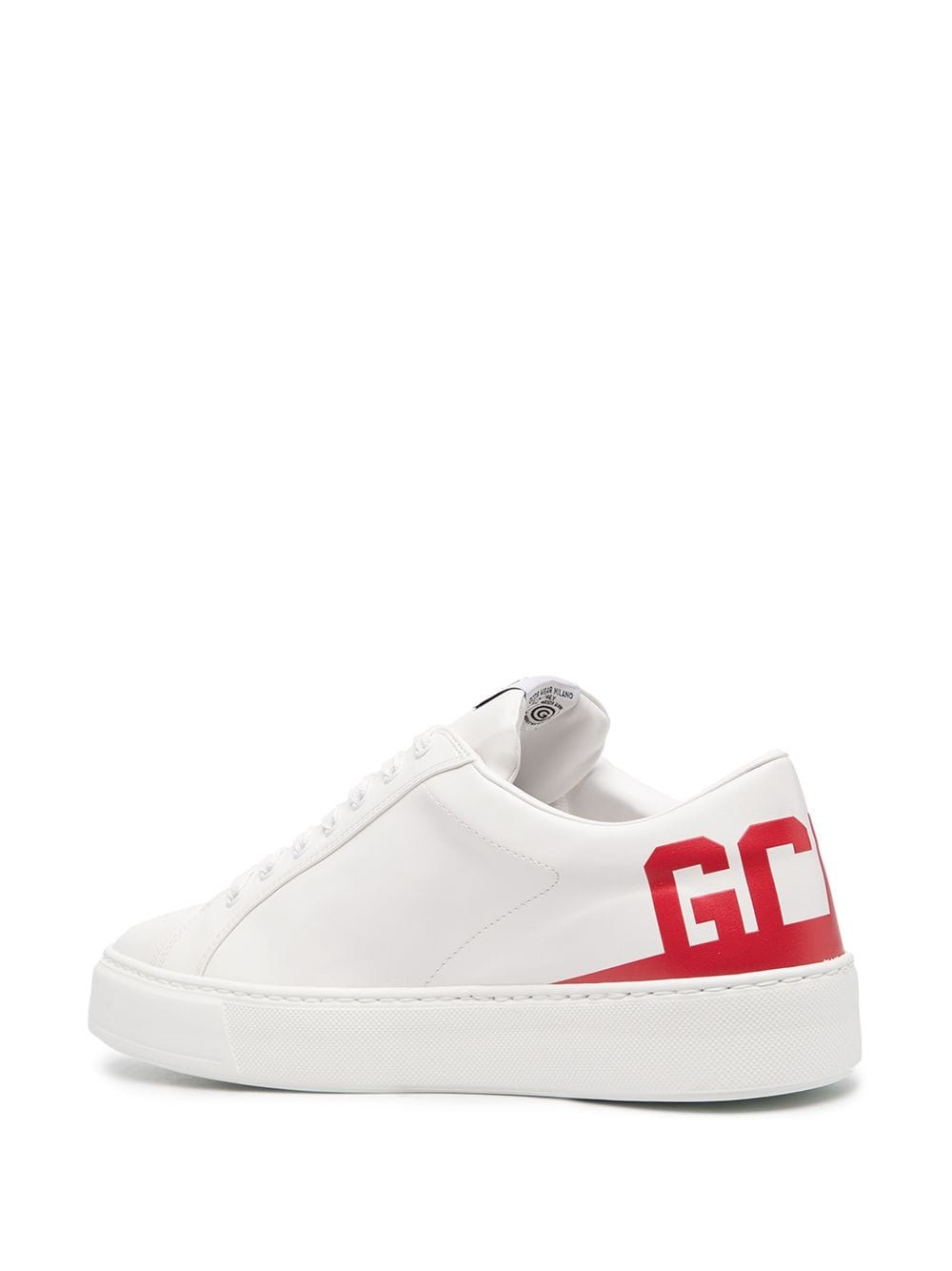 logo-print low-top sneakers - 3