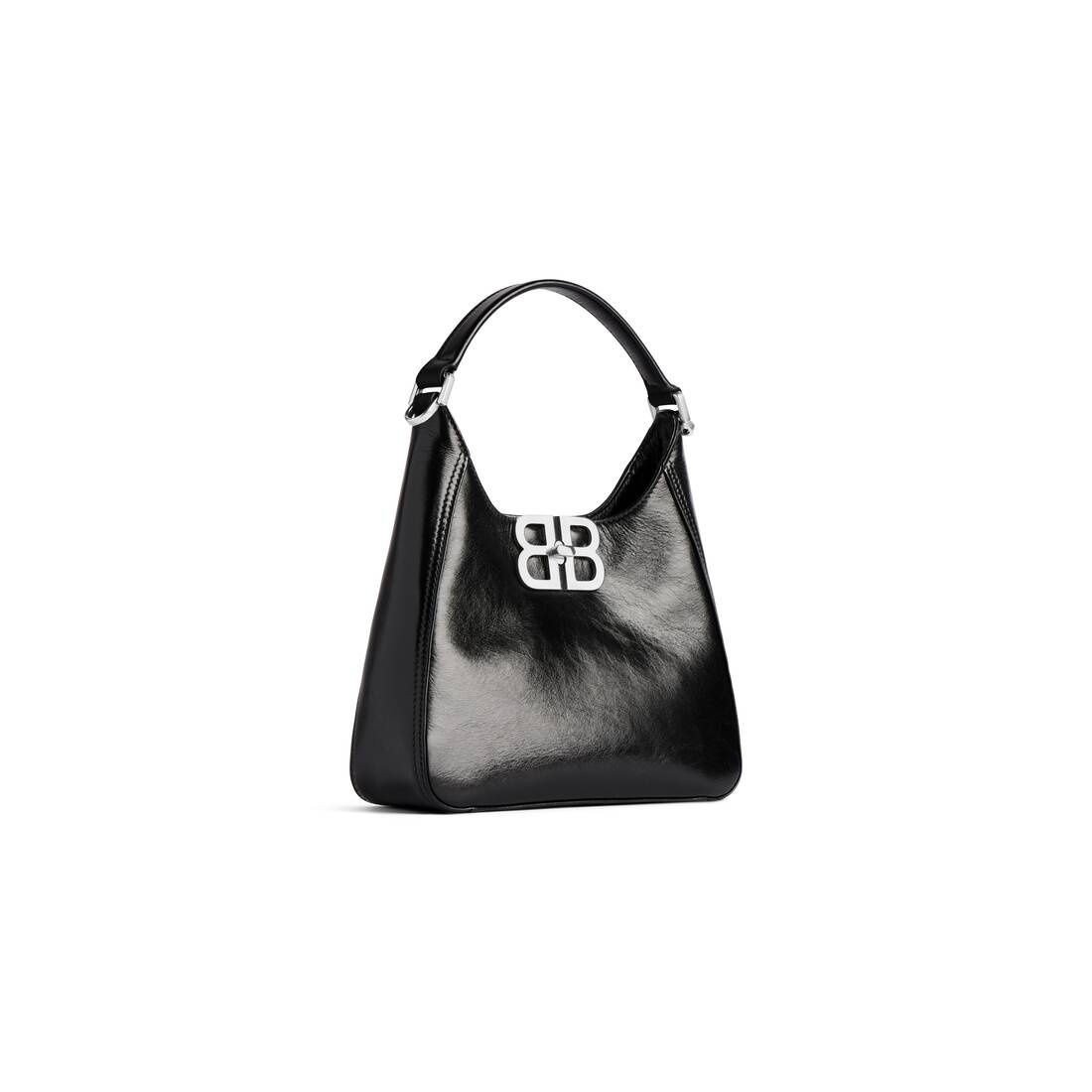 Women's Bb Soft Small Hobo Bag in Black - 4