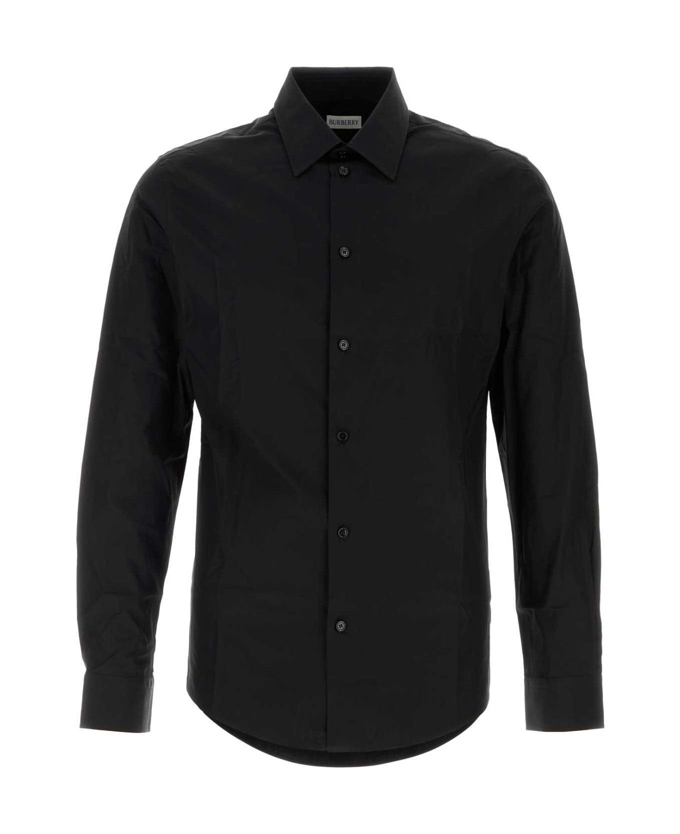 Black Poplin Shirt - 1