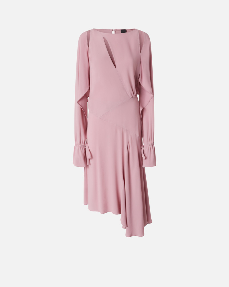 PINKO ASYMMETRIC CREPE MIDI DRESS - 103871A207O78 | REVERSIBLE