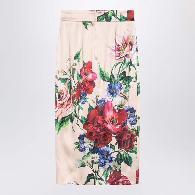 Dolce & Gabbana Dolce&Gabbana Longuette skirt with floral print - 2