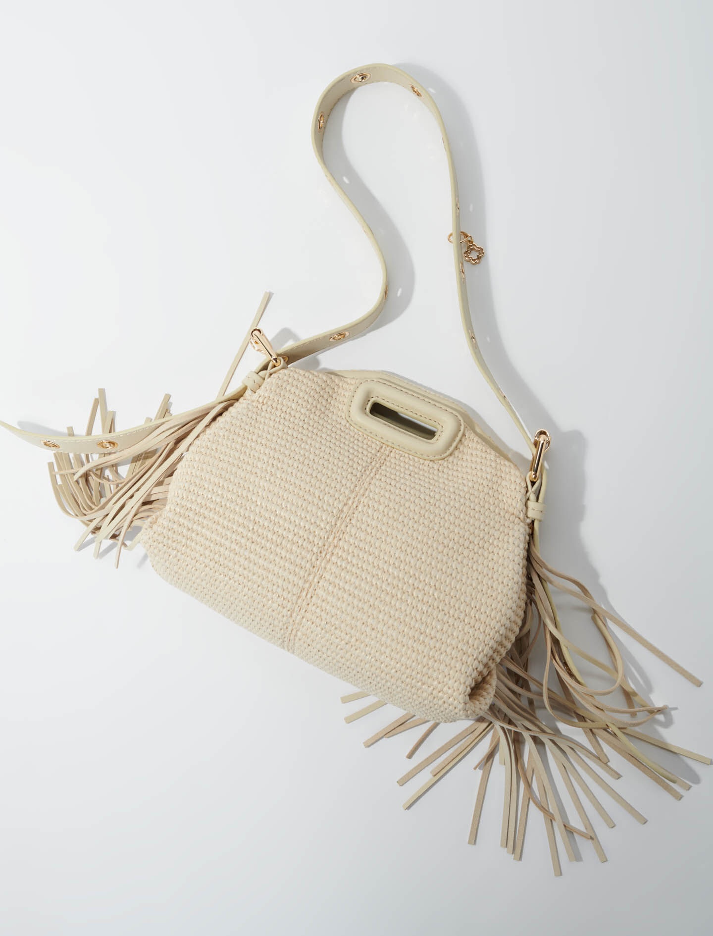 Raffia effect Miss M Mini bag - 2