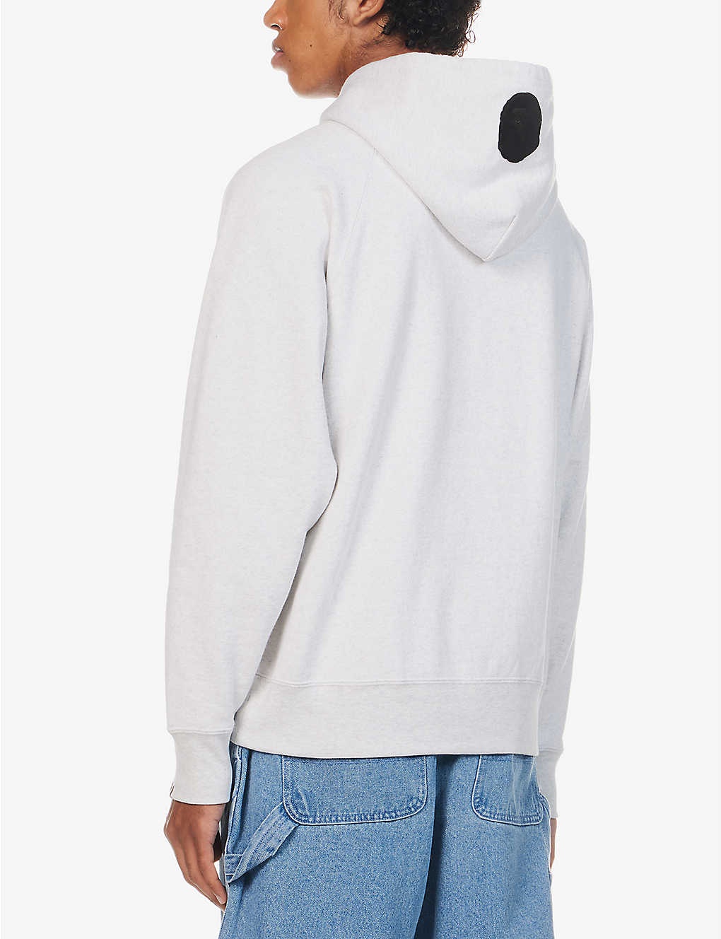 Logo-print relaxed-fit cotton-blend hoody - 4
