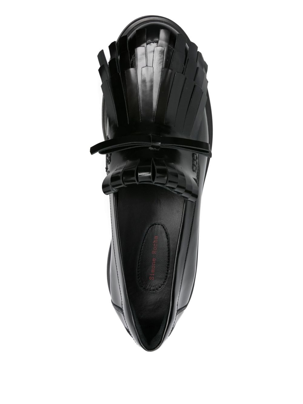 Low Tracker Fringe leather loafers - 4