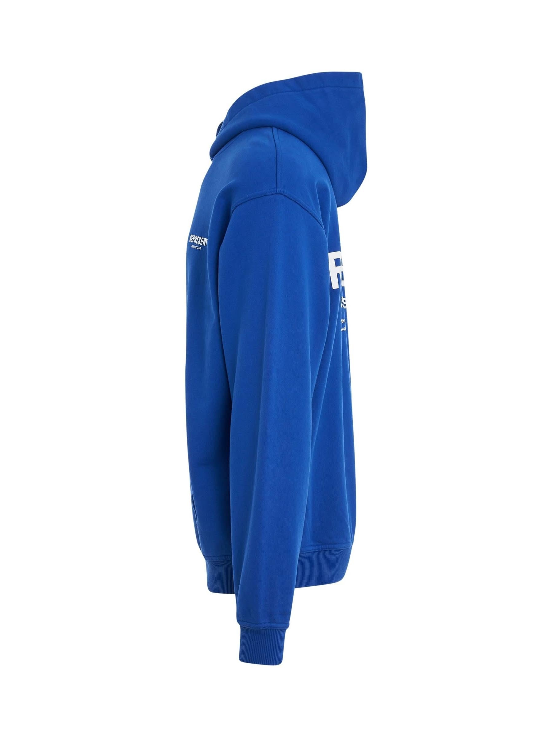 New Represent Owners Club Hoodie in Cobalt Blue - 3