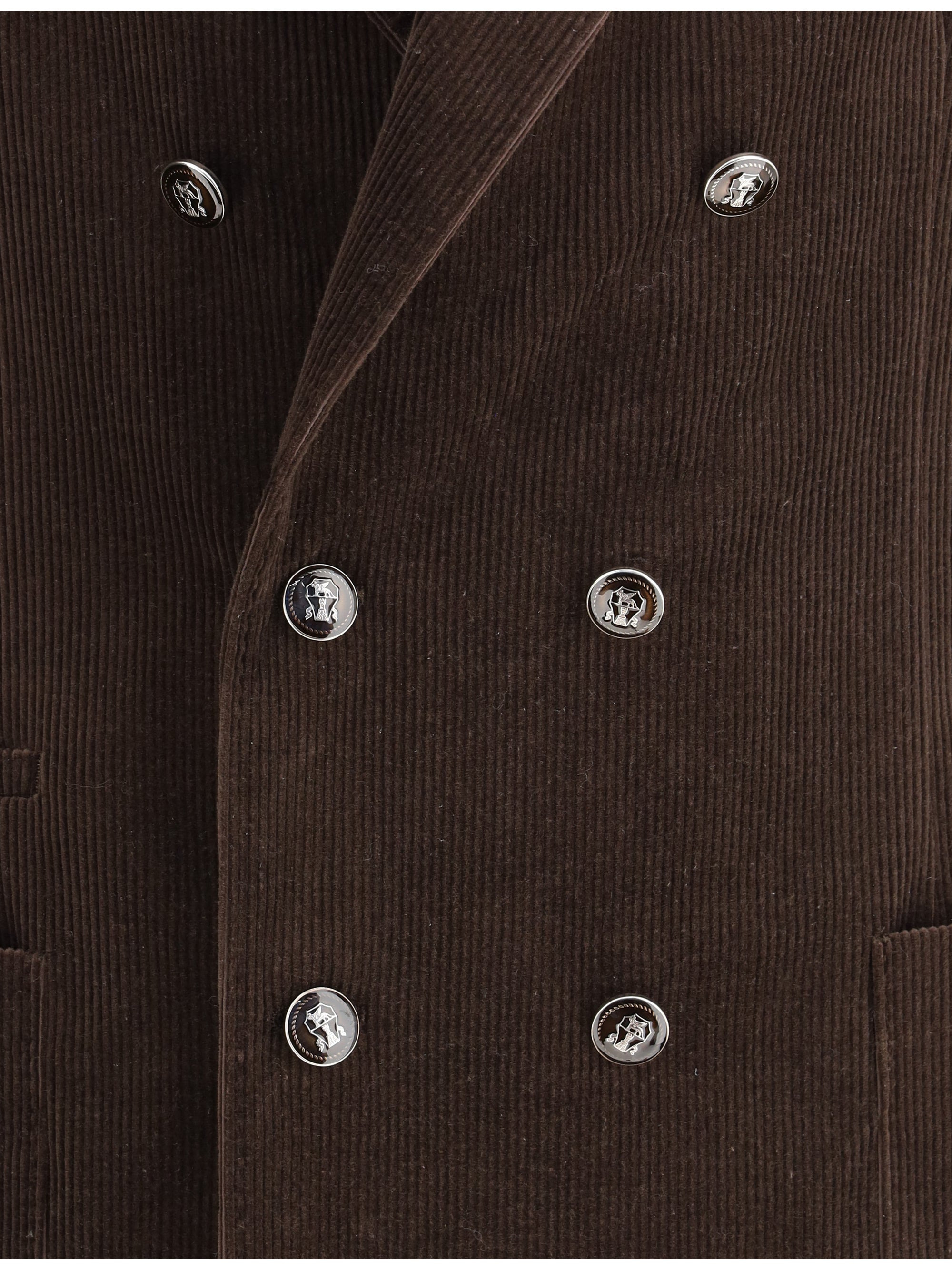 Brunello Cucinelli Men Velvet Blazer Jacket - 3