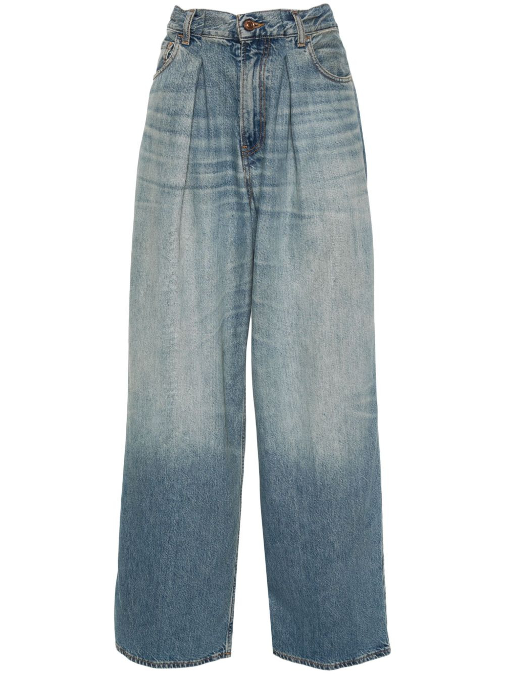 Candy high-rise wide-leg jeans - 1