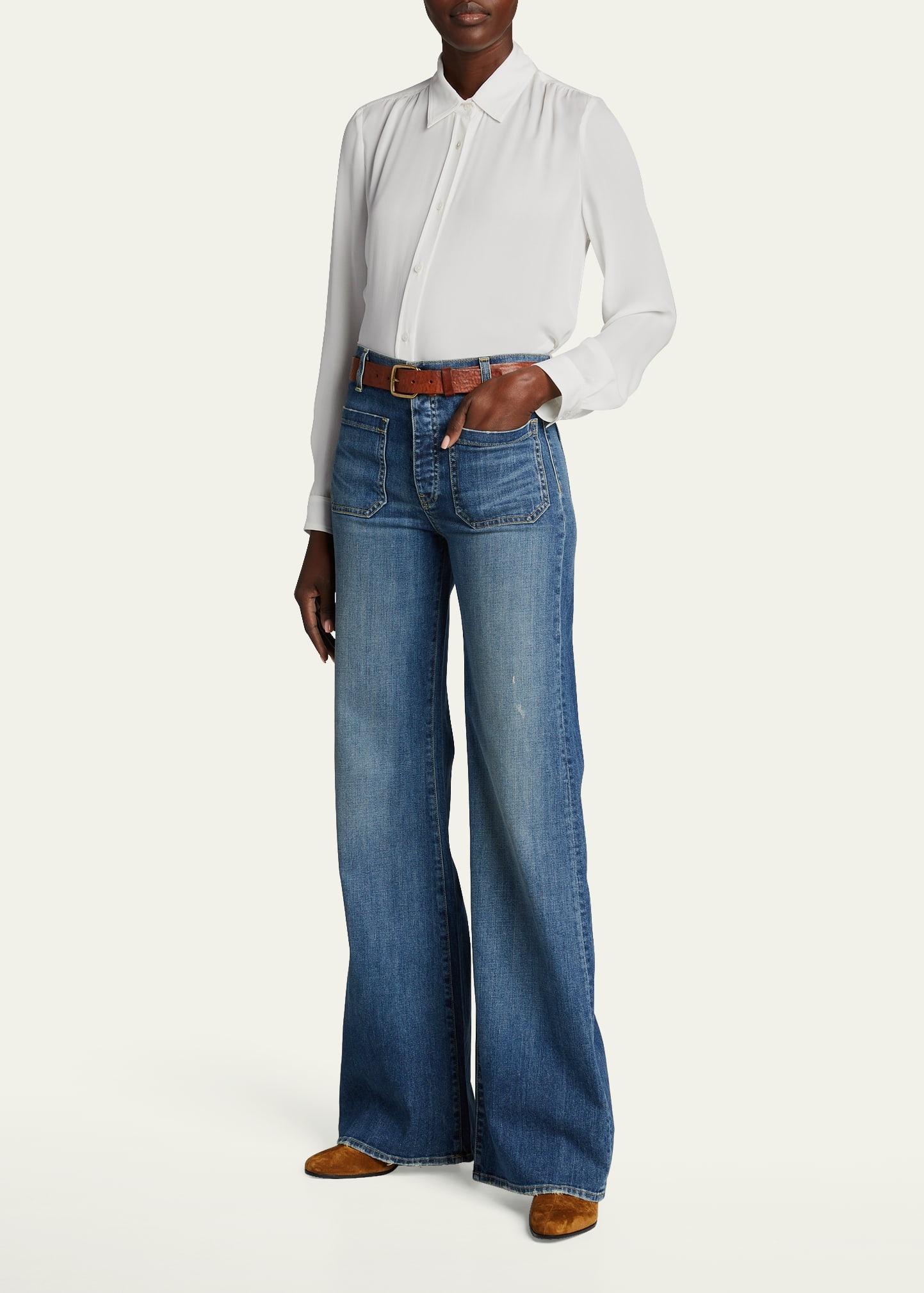 Florence Denim Flare Jeans - 2