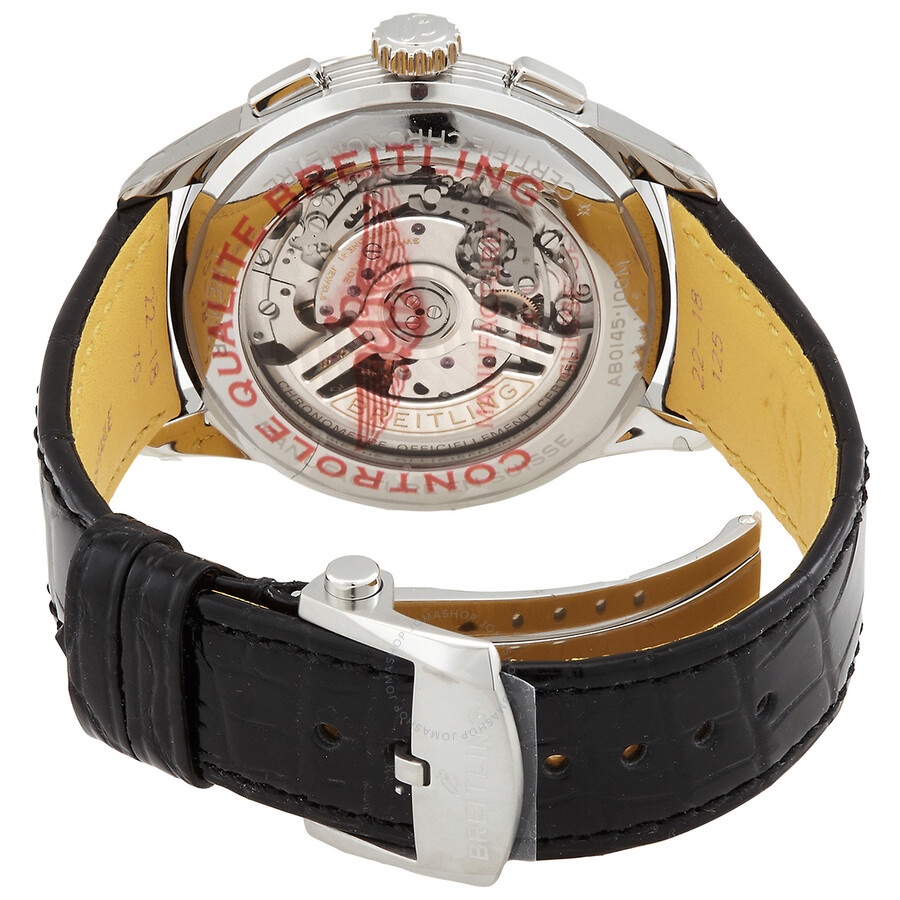 Breitling Premier B01 Chronograph 42 Automatic Chronometer Black Dial Men's Watch AB0145221B1P1 ms - 3