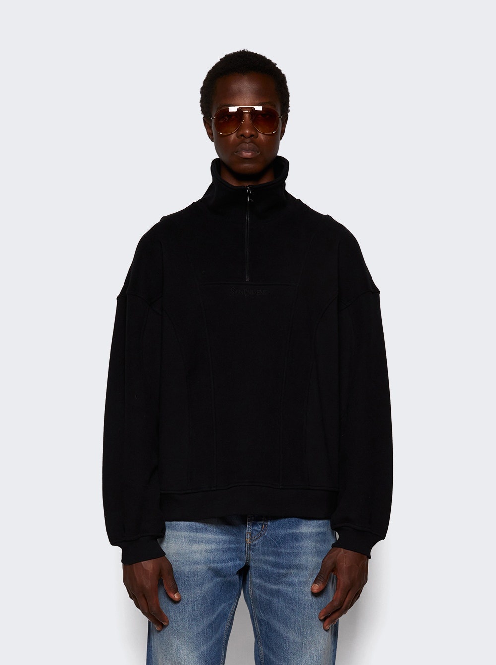 Half-zip Sweatshirt Black - 3