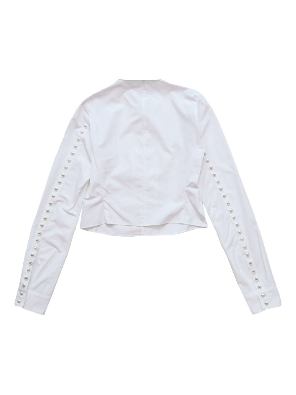 pearl-button shirt - 2