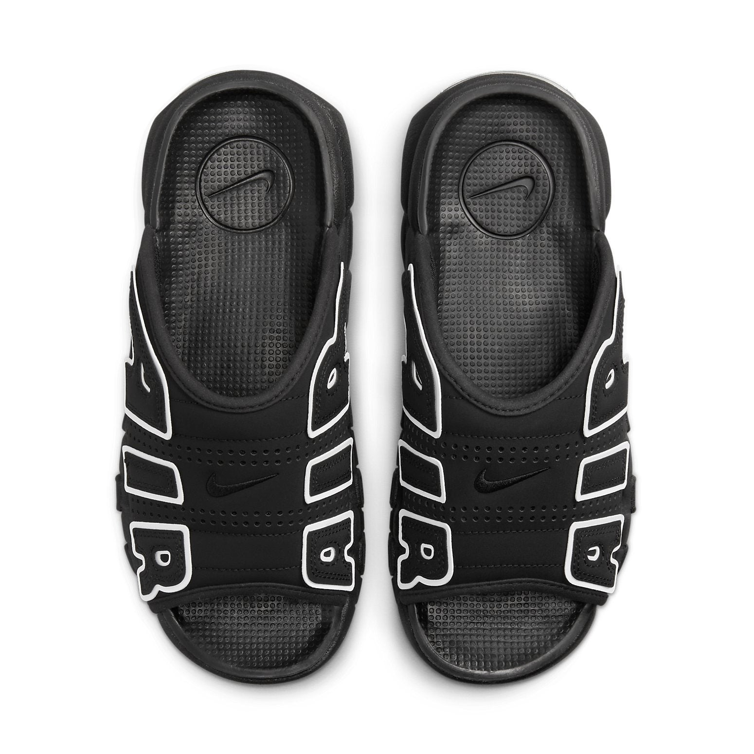 (WMNS) Nike Air More Uptempo Slide 'OG Black White' FD5983-001 - 3