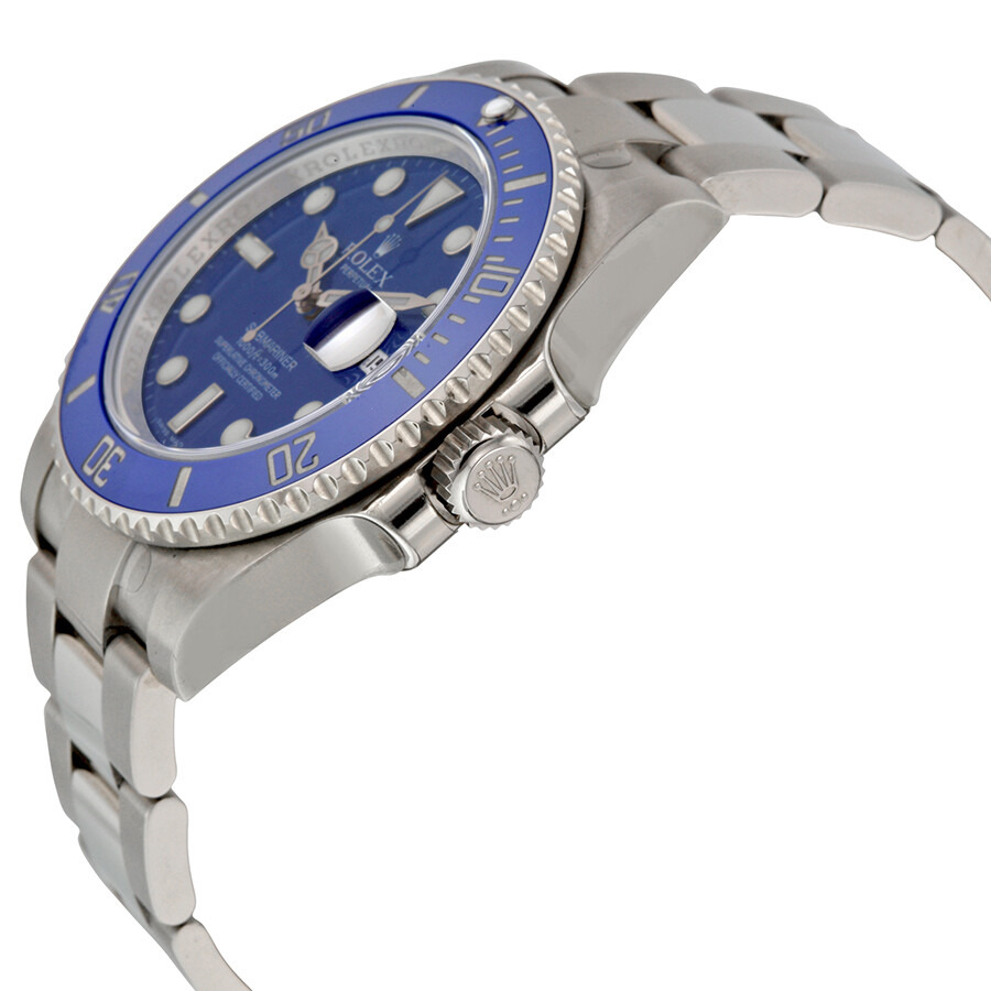 Pre-owned Rolex Submariner Blue Dial Men's Watch 116619LB - 2