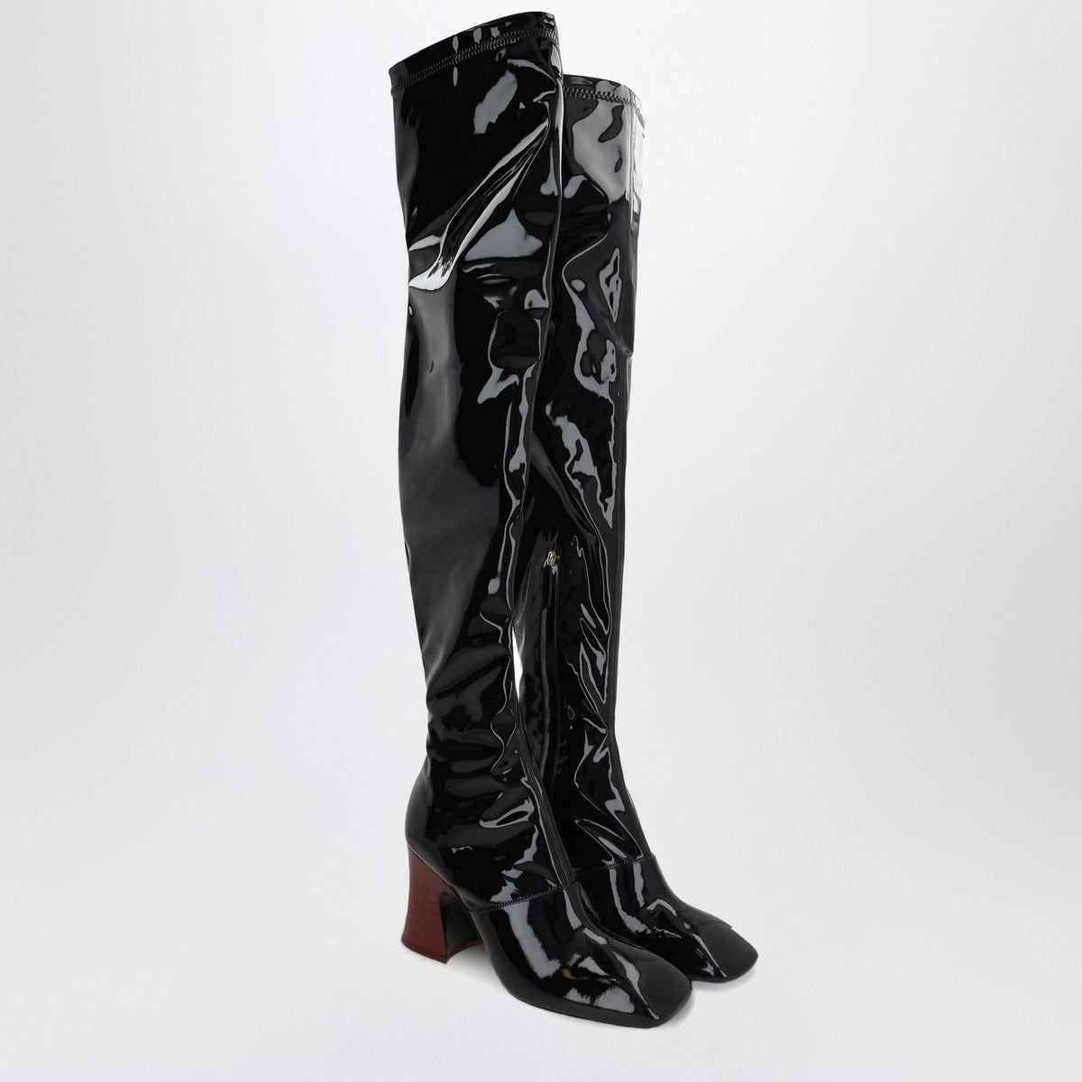 Chloé Janis over-the-knee boots in black - 1
