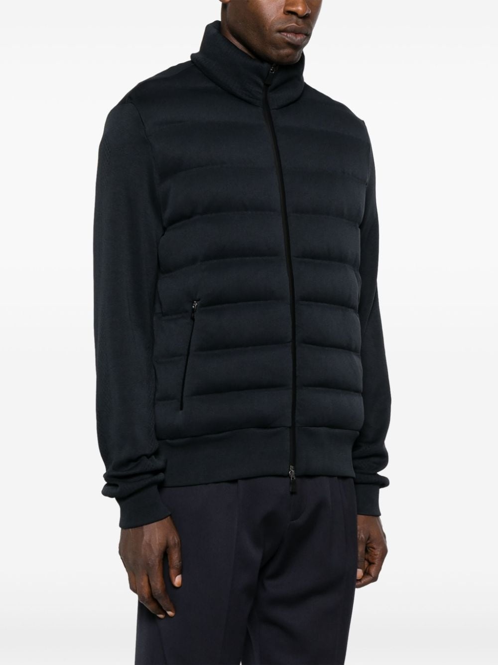 funnel-neck padded jacket - 3