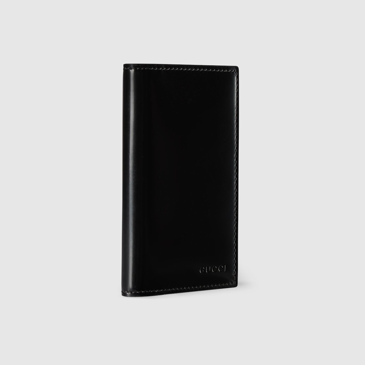 Bi-fold embossed card case - 3