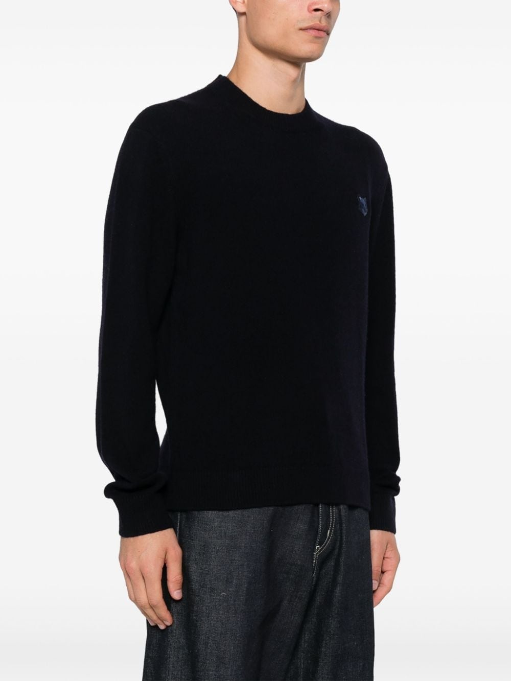 Bold Fox Head-patch sweater - 3