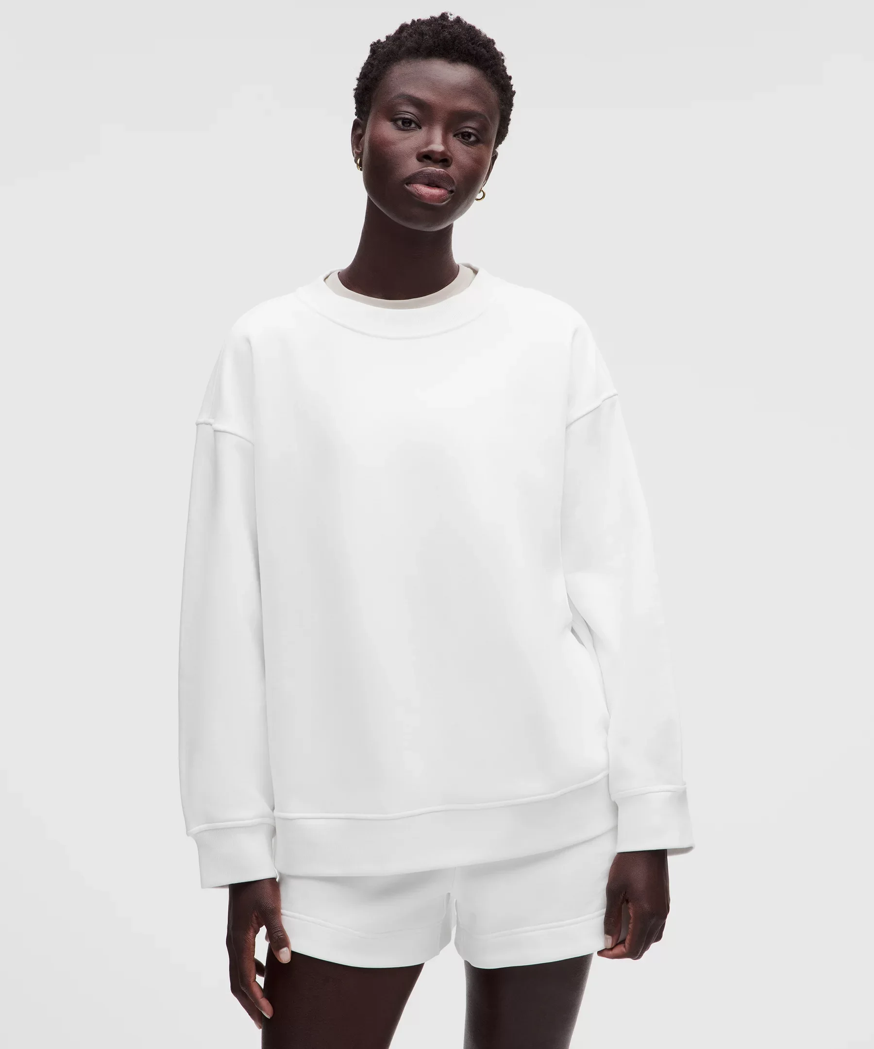 French Terry Oversized Crew - 1