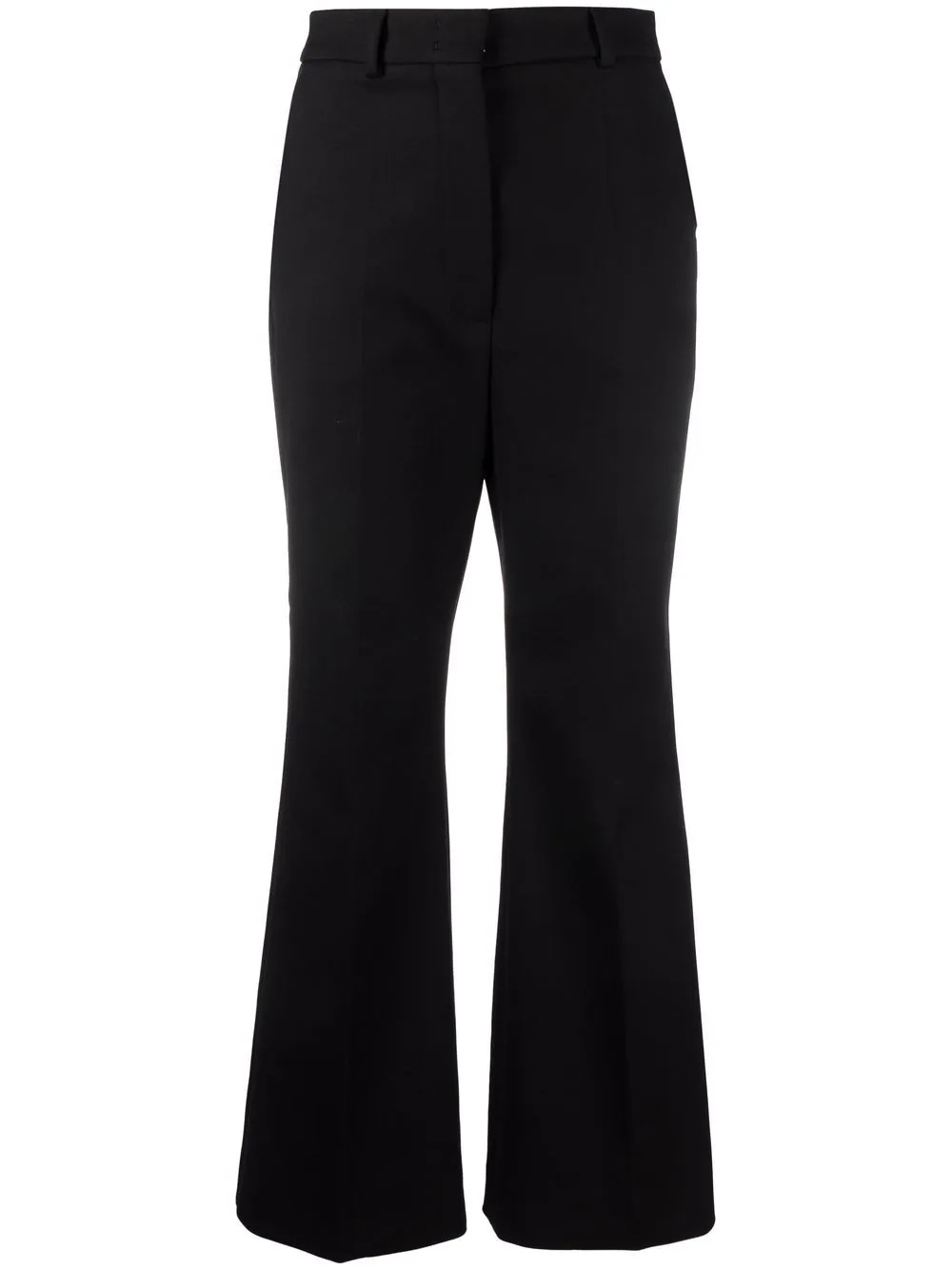 high-waist flared trousers - 2