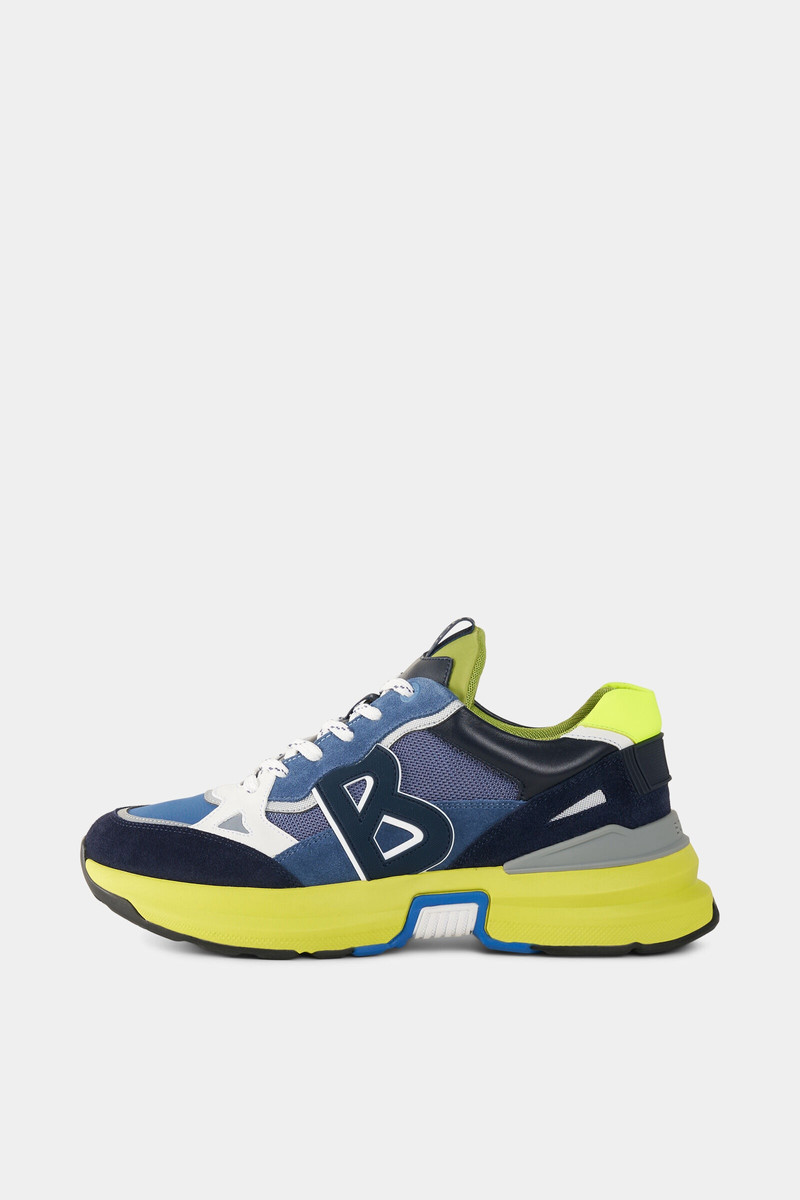 Sneaker CTP25 in Navy blue/yellow/grey 1