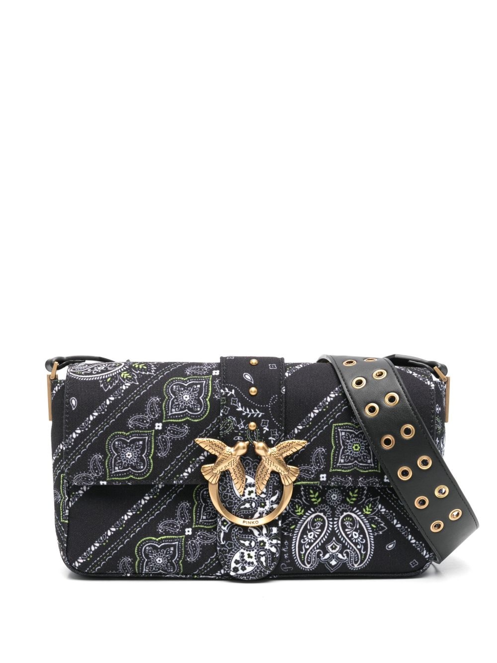 paisley-print cross body bag - 1