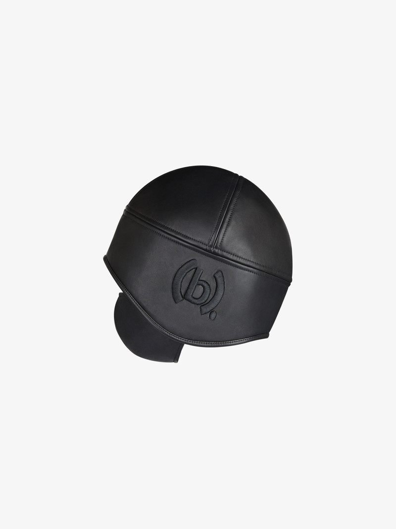 BSTROY BUCKET HAT WITH MASK IN LEATHER 4