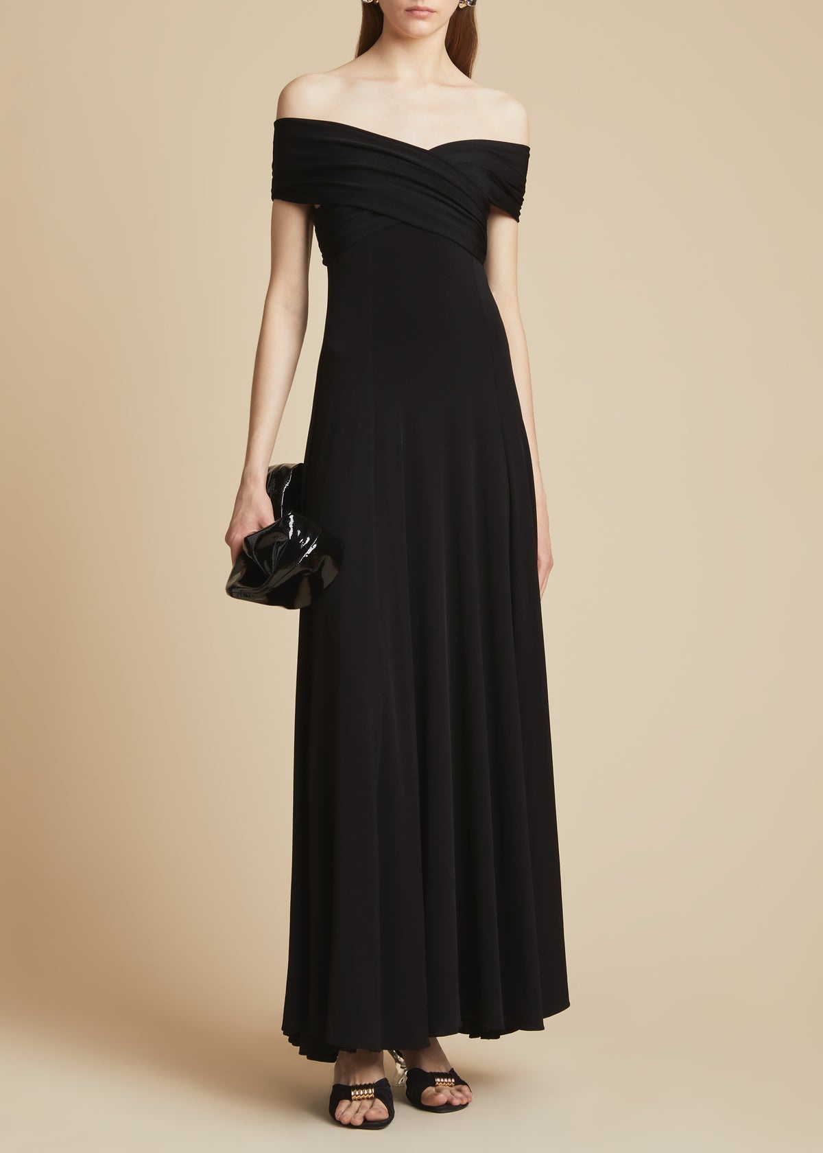 The Bruna Dress in Black - 1