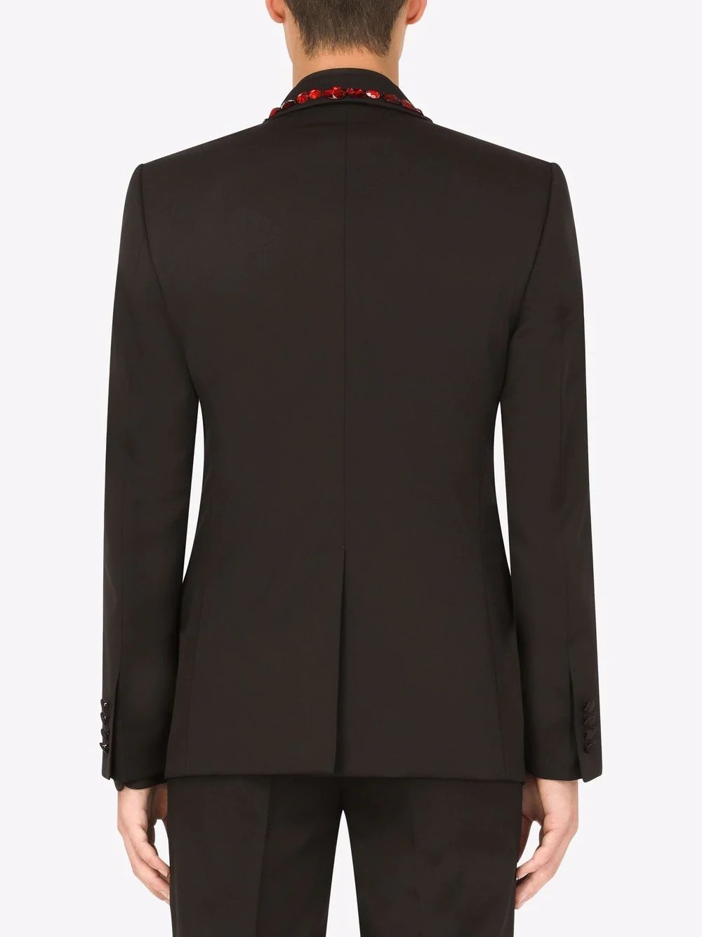gemstone-trim blazer - 4