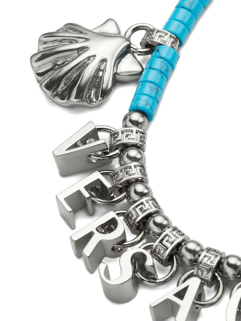 VERSACE logo pendant bracelet outlook